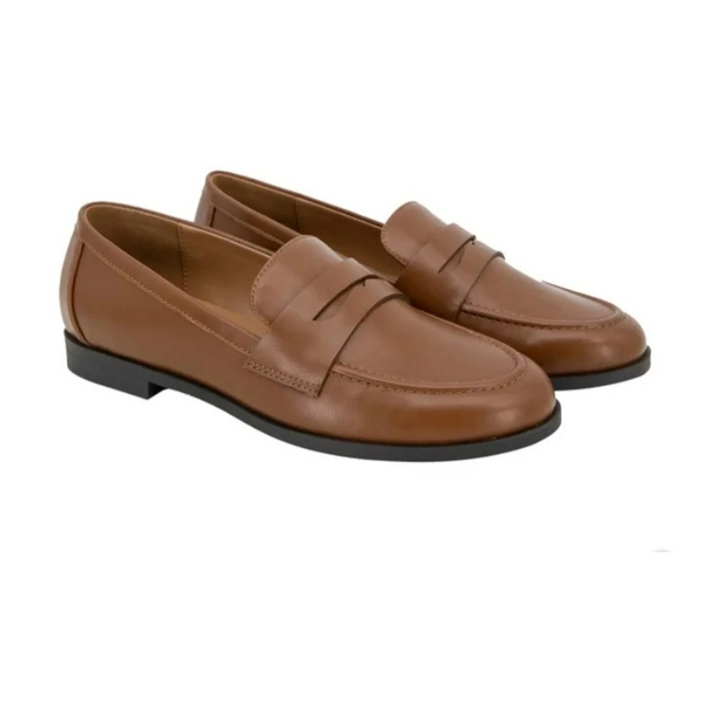 Classic Brown Leather Loafers